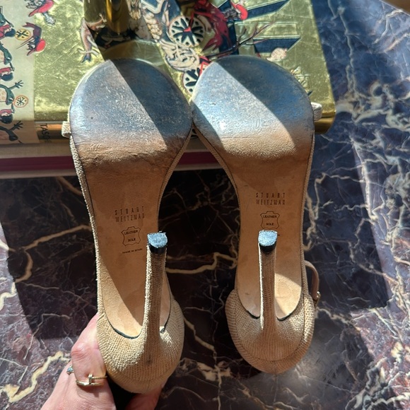 Stuart Weitzman Nudist heels, sz 9.5 - Picture 6 of 8